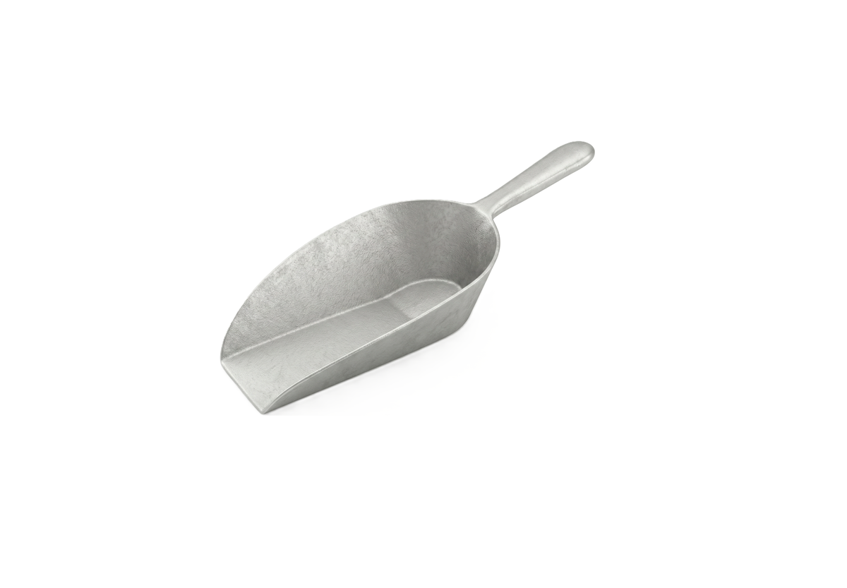 Pala plana de aluminio OZ 165 ml
