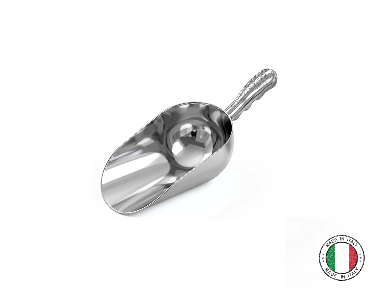 Round aluminium food scoop 330 ml