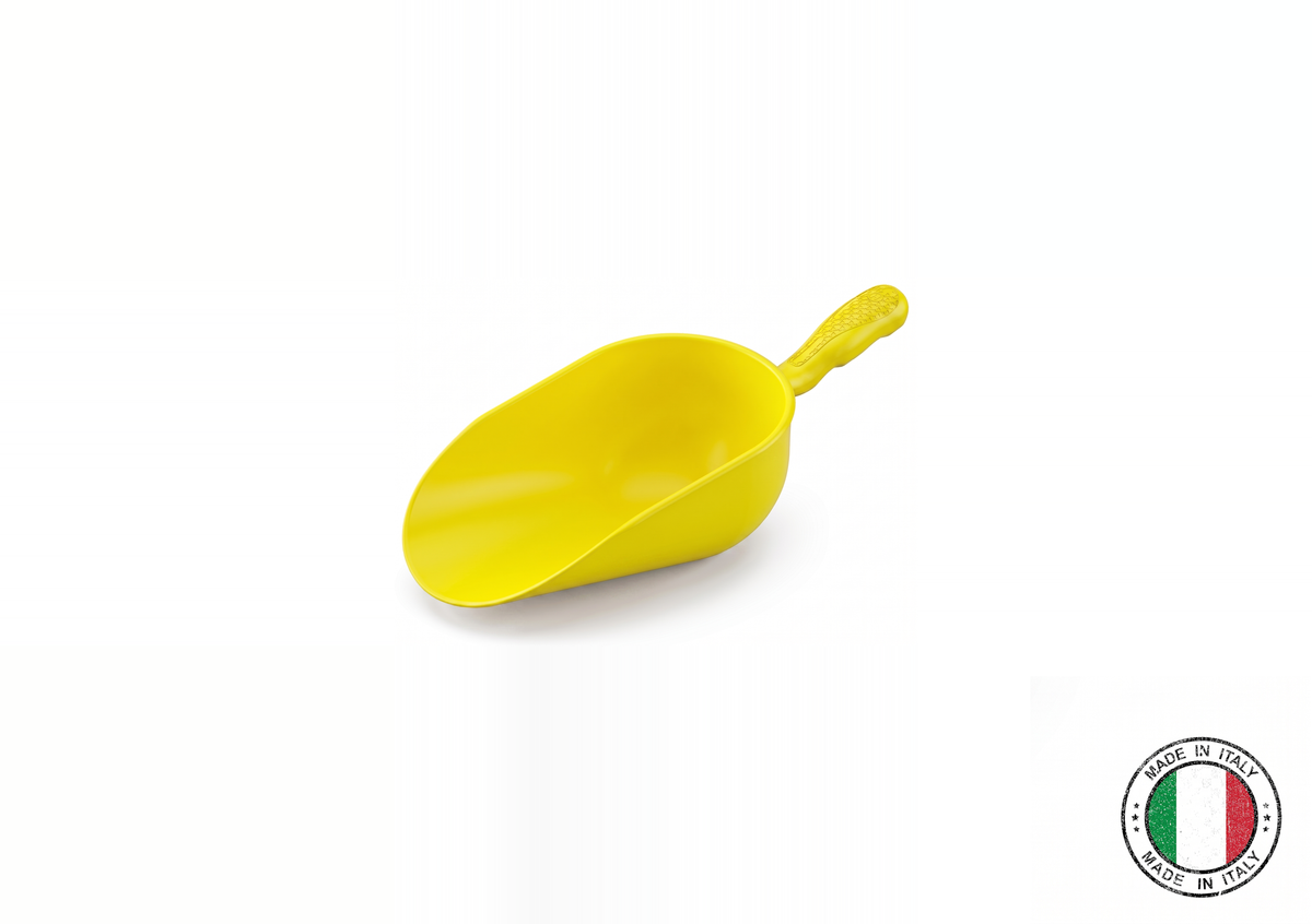 Round plastic food scoop 150 ml