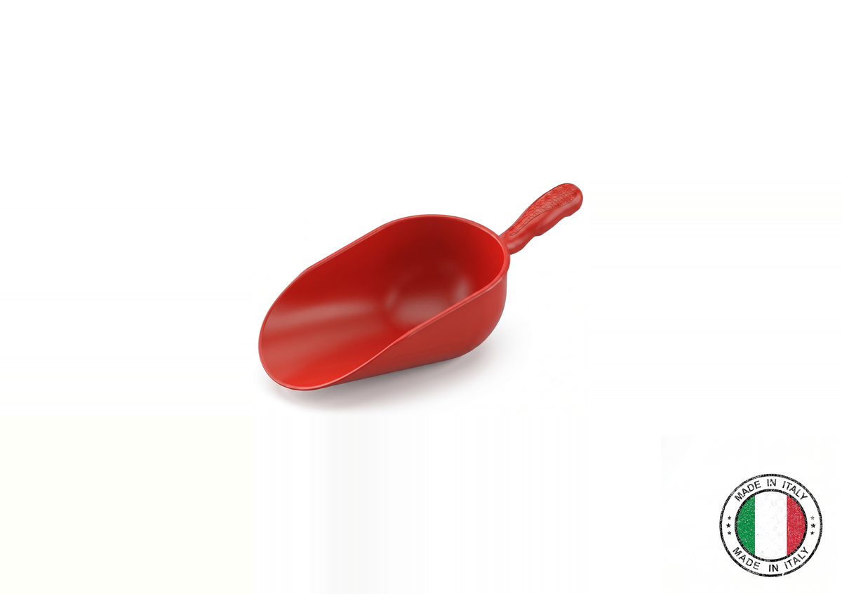Round plastic food scoop 150 ml