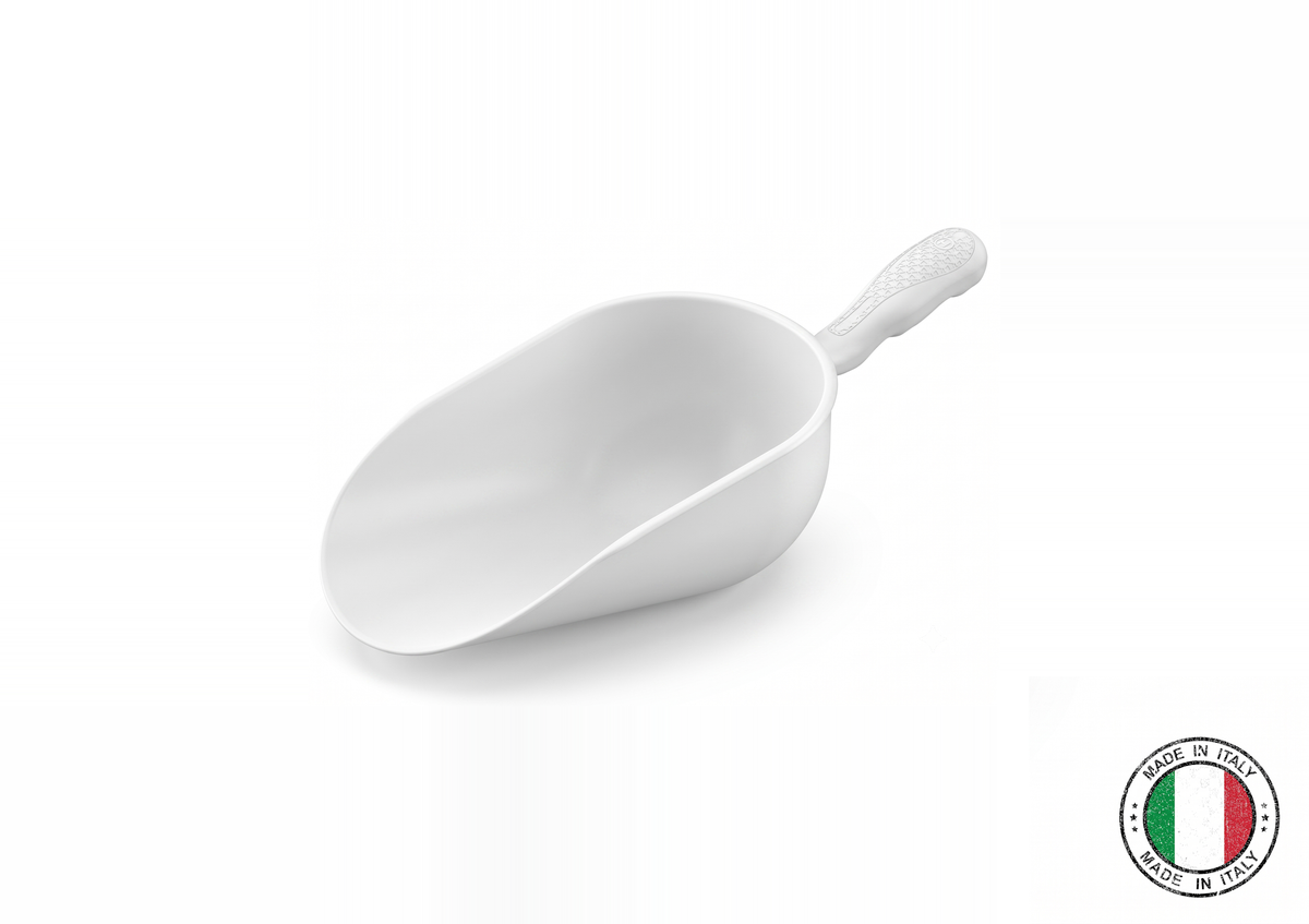 Round plastic food scoop 325 ml