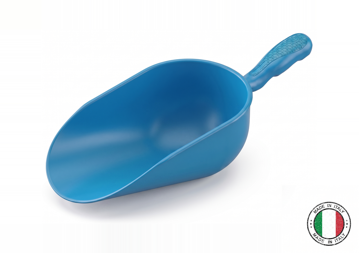 Round plastic food scoop 1000 ml