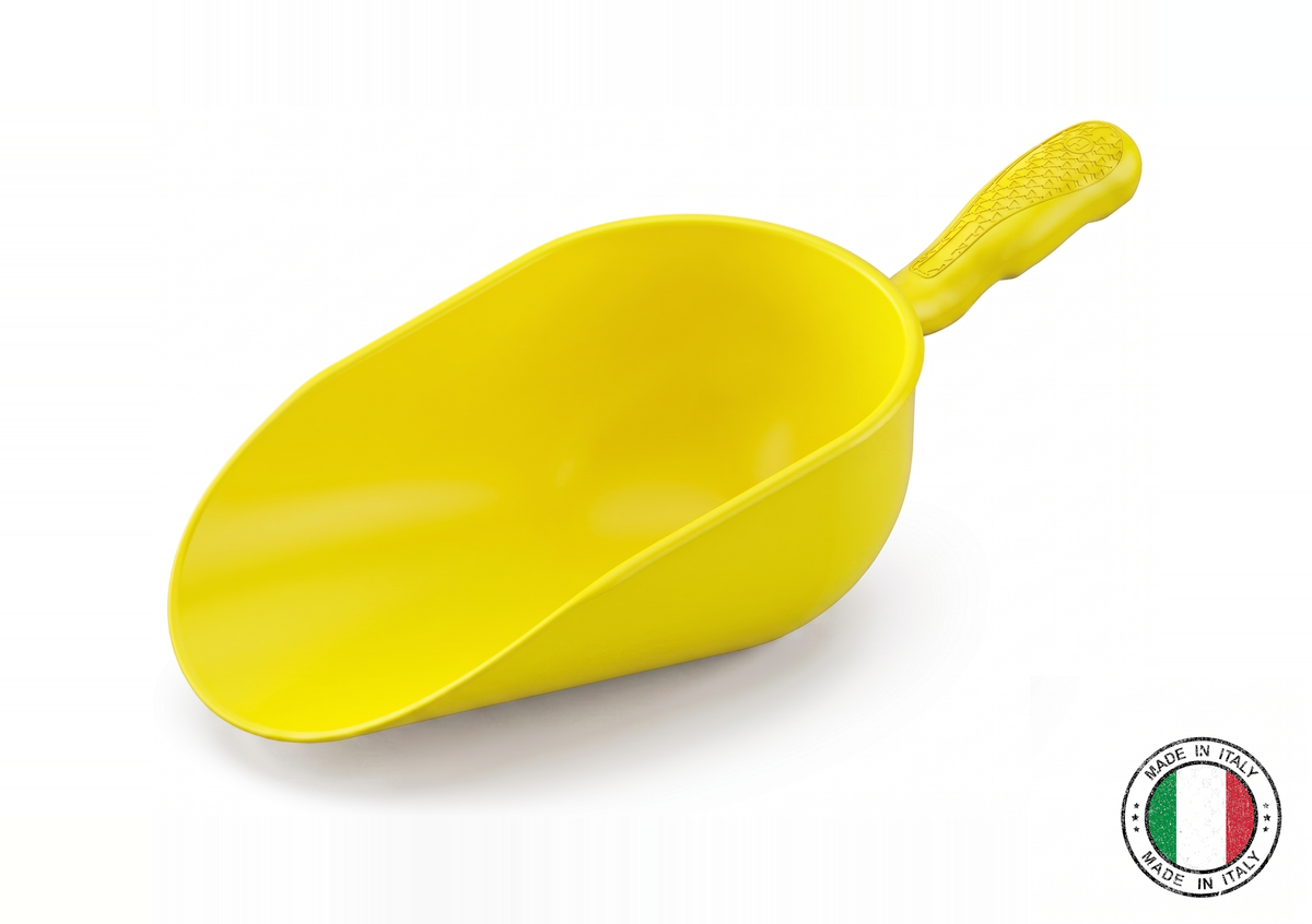 Round plastic food scoop 1000 ml