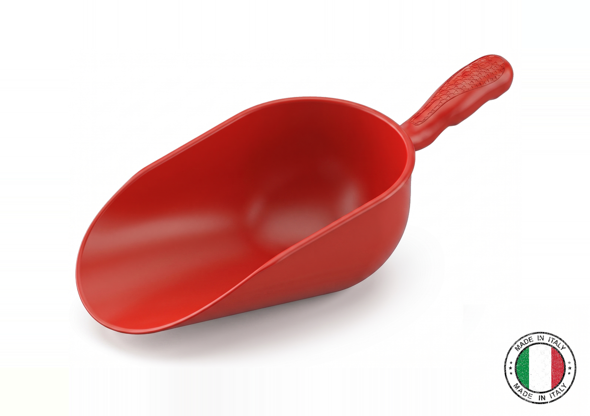 Round plastic food scoop 1000 ml