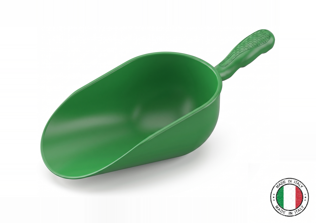 Round plastic food scoop 1000 ml