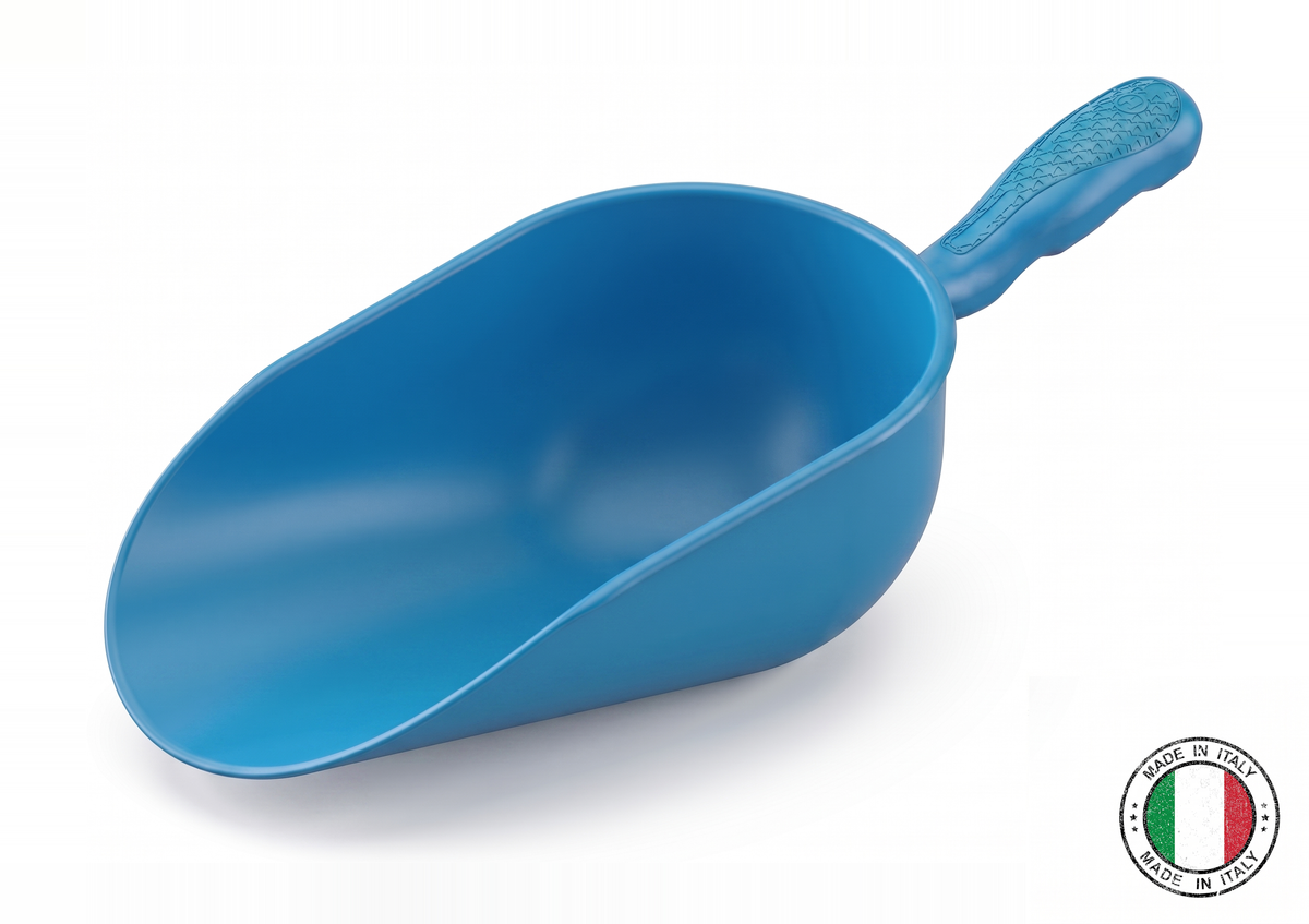 Round plastic food scoop 1550 ml