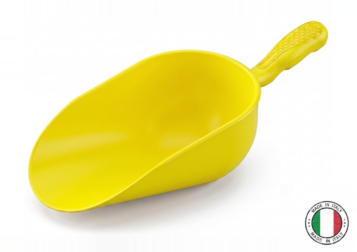 Round plastic food scoop 1550 ml