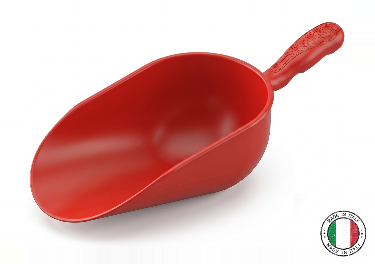 Round plastic food scoop 1550 ml