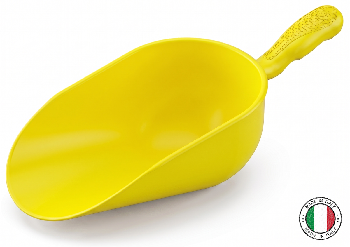 Round plastic food scoop 2600 ml