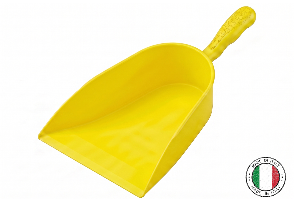 Flat plastic food scoop 2400 ml