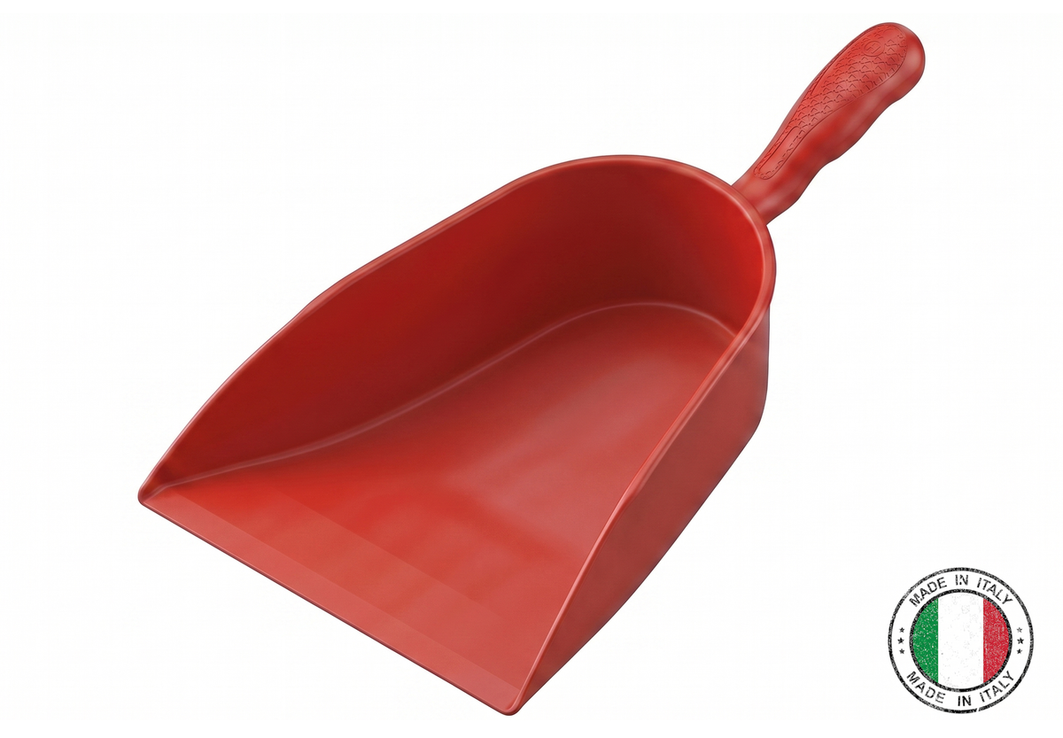 Flat plastic food scoop 2400 ml