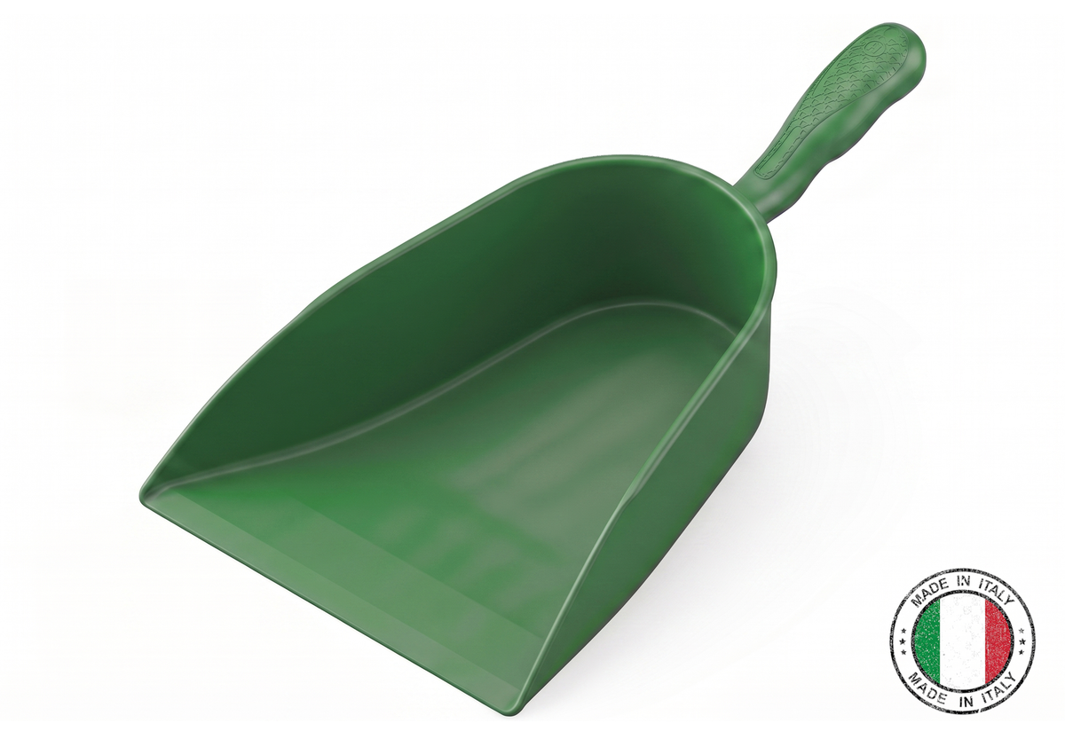 Flat plastic food scoop 2400 ml