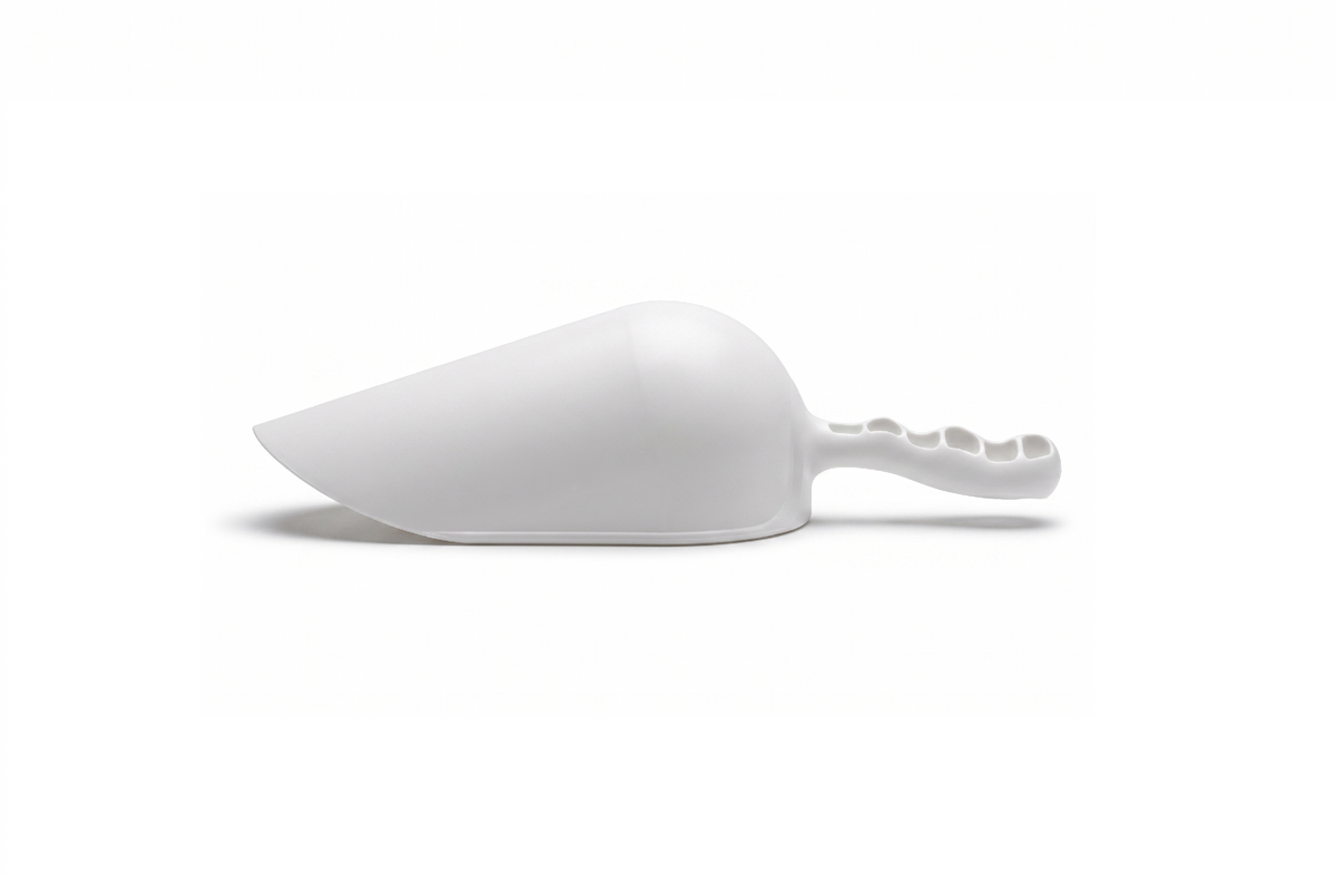 Round plastic food scoop 625 ml