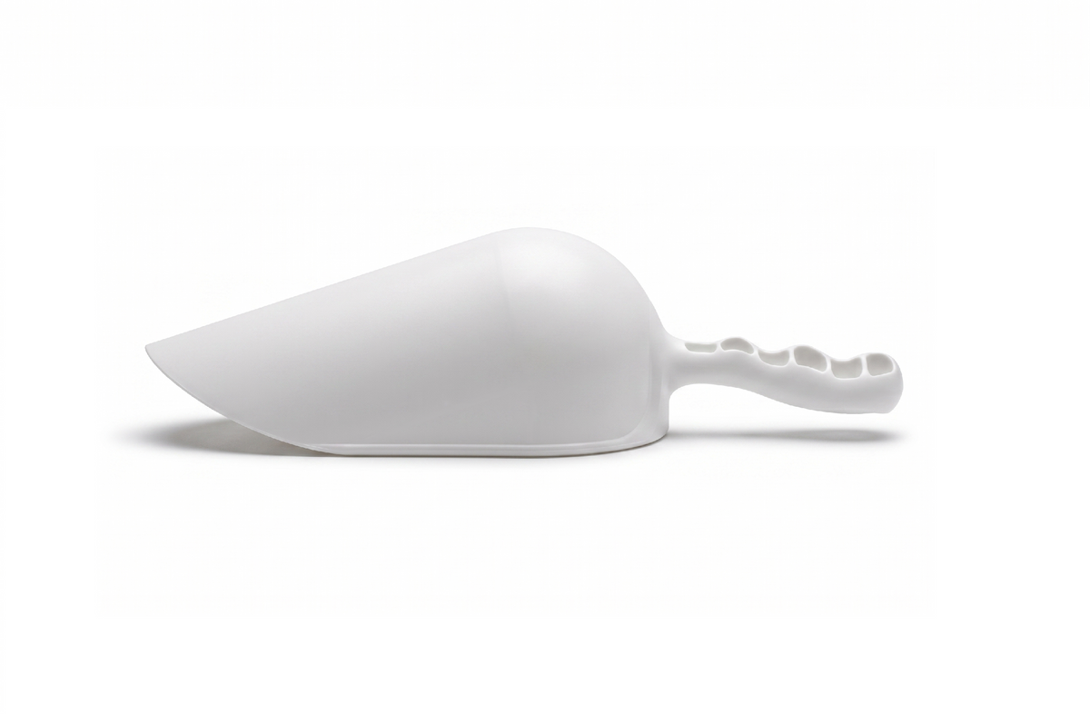 Round plastic food scoop 1000 ml