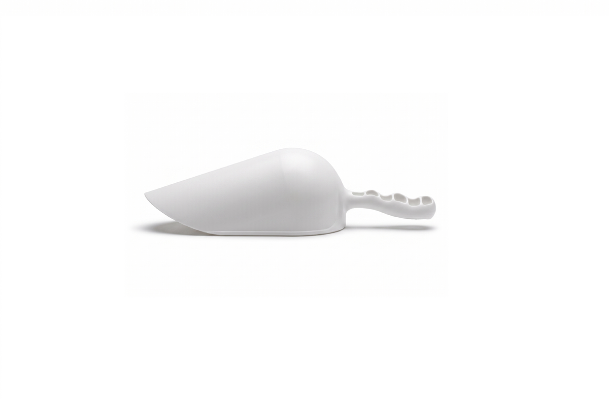 Round plastic food scoop 325 ml