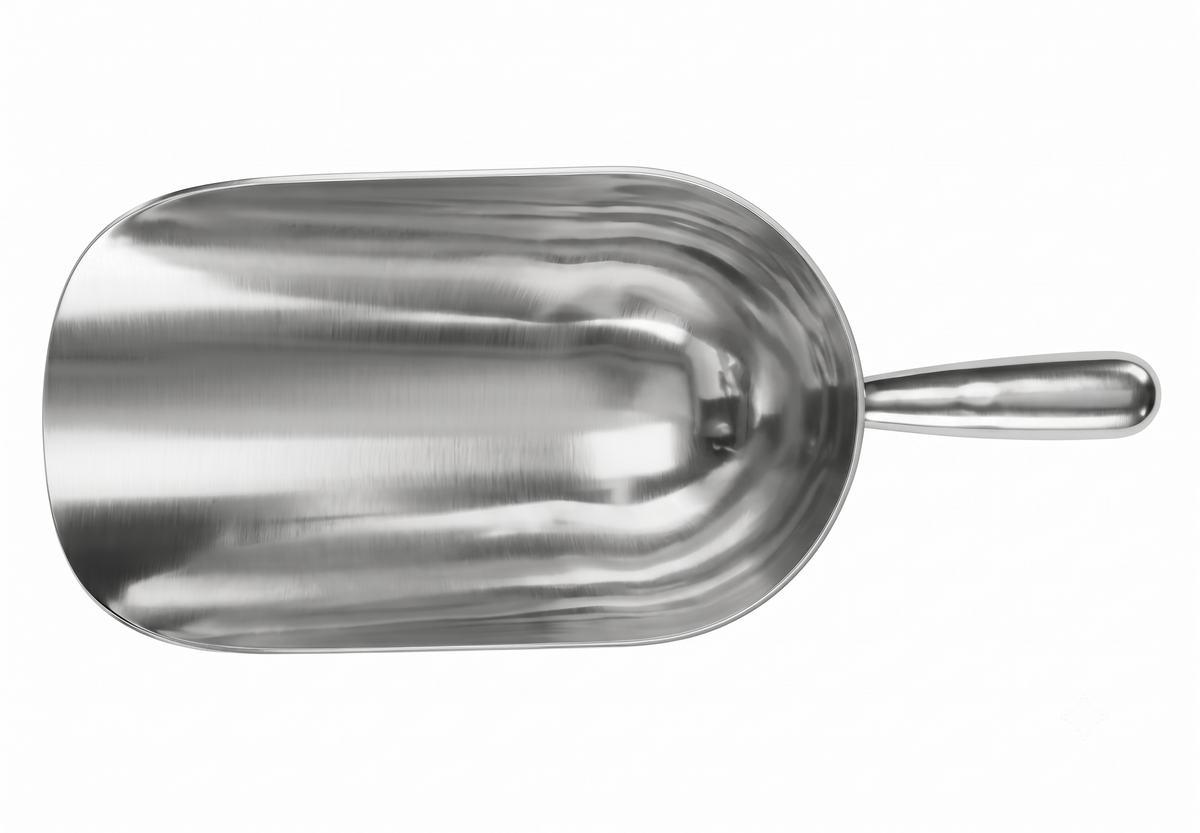 Pala redonda de aluminio OZ 2600 ml