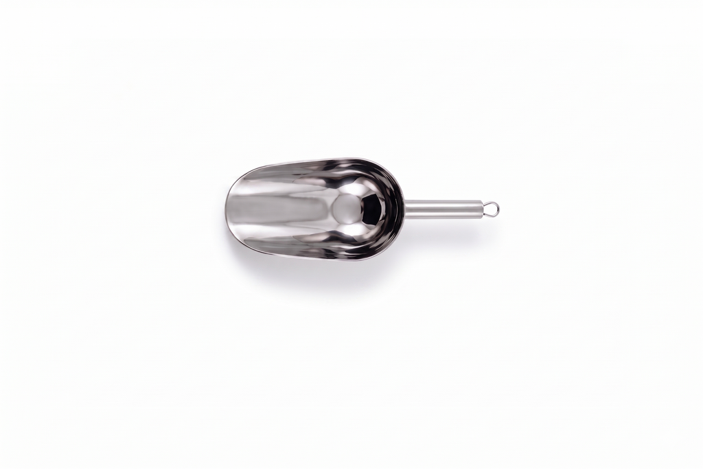 Pala redonda para alimentos de acero inoxidable 18/8 50 ml