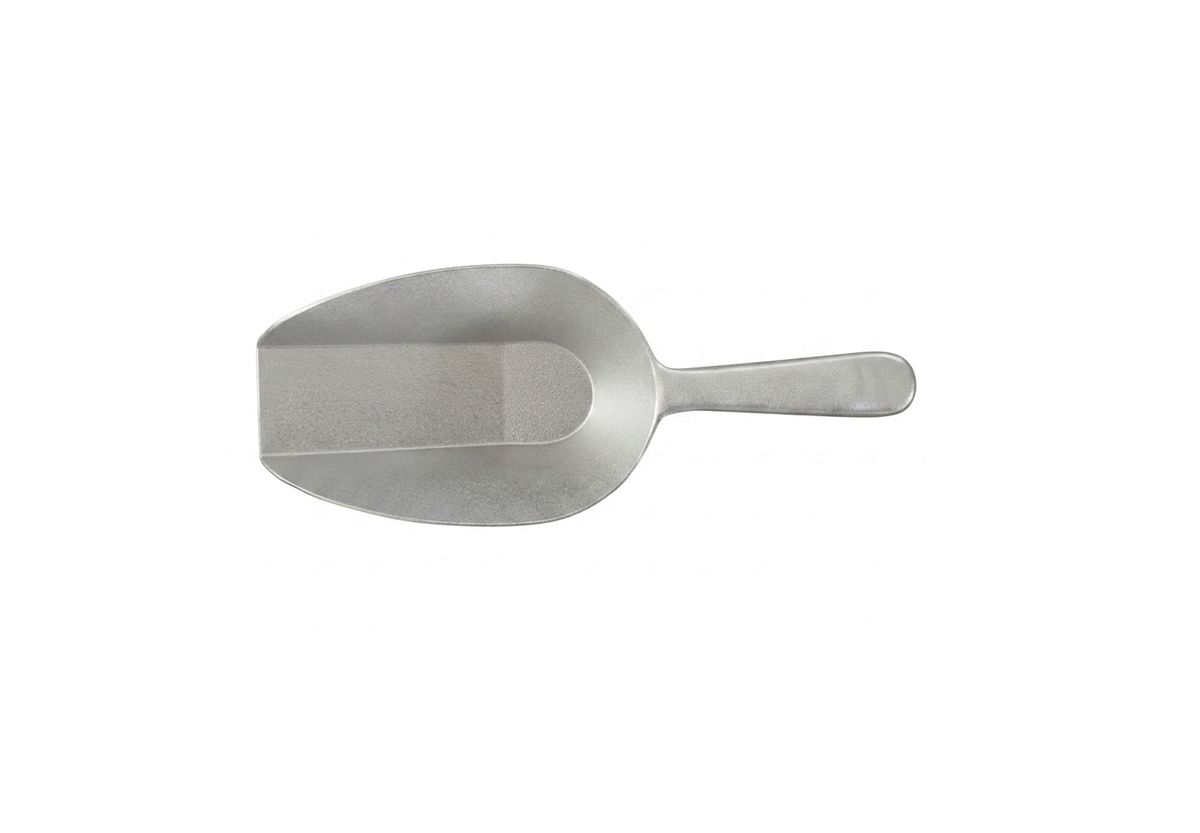 Pala plana de aluminio OZ 165 ml