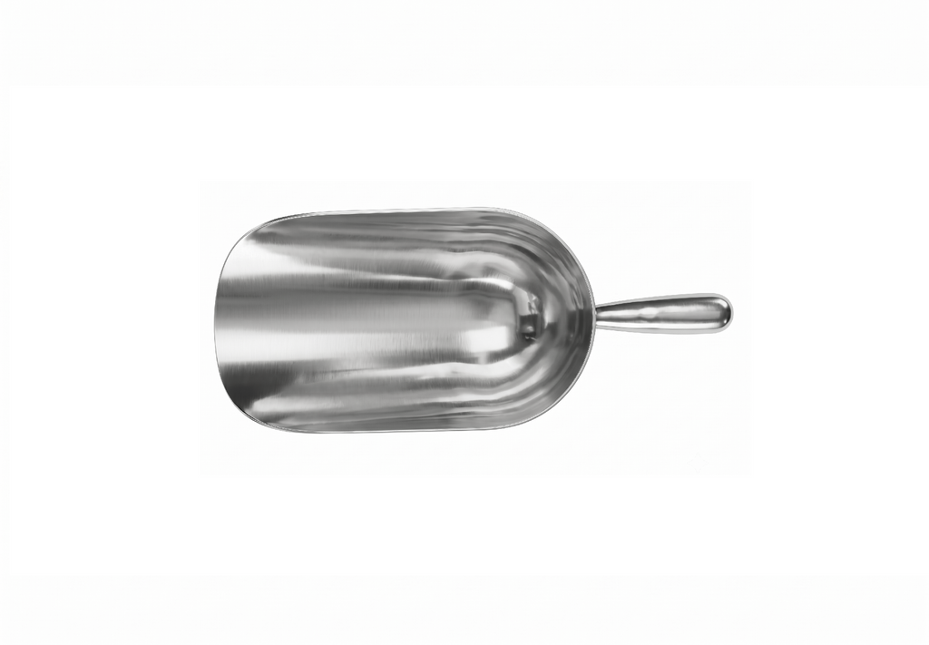 Schaufel rund Aluminium OZ 615 ml
