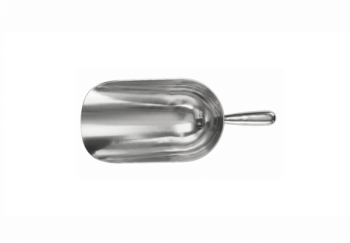 Pala redonda de aluminio OZ 615 ml