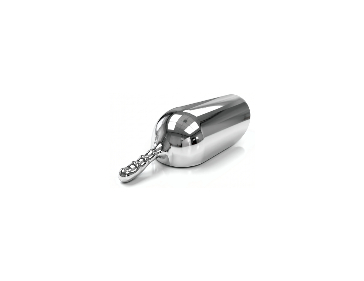 Round aluminium food scoop 160 ml