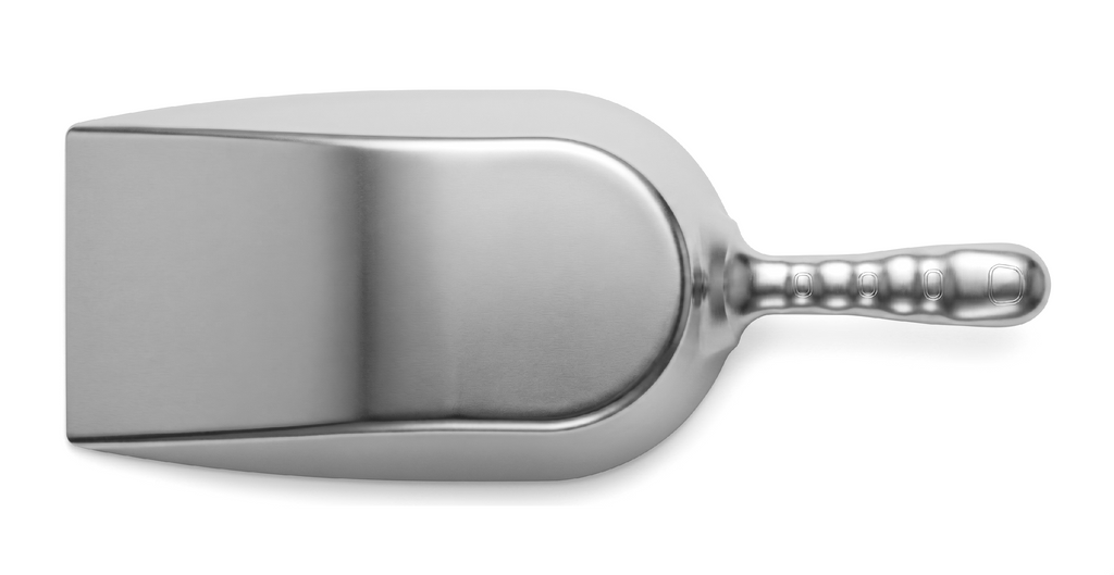 Pelle à ingrédients plate en aluminium 1500 ml