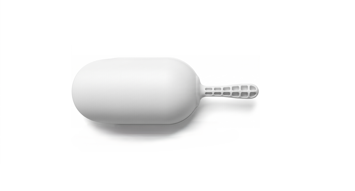 Round plastic food scoop 325 ml