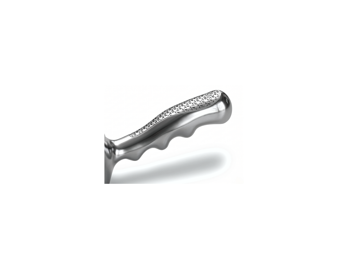 Round aluminium food scoop 160 ml