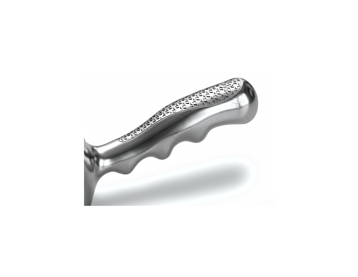 Round aluminium food scoop 330 ml