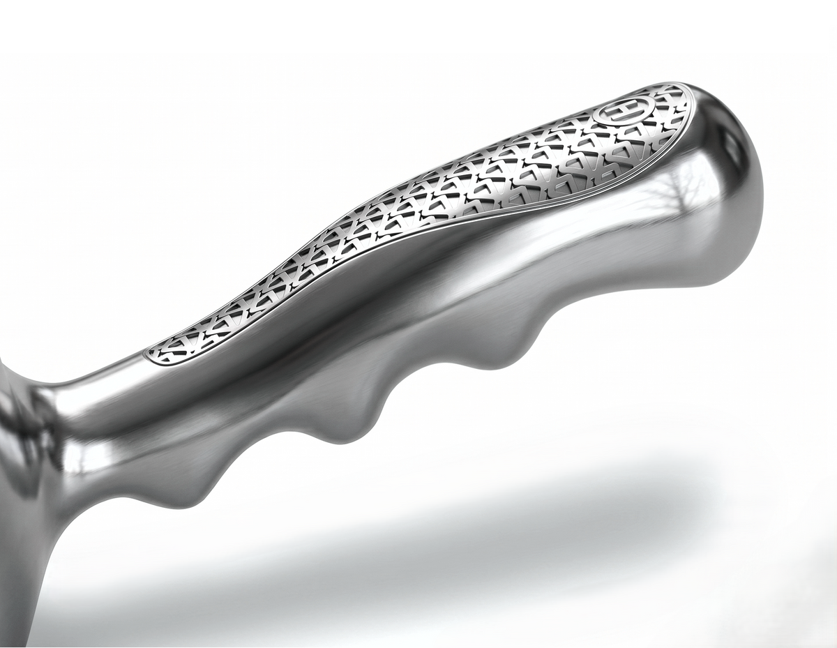Pelle à ingrédients plate en aluminium 1500 ml