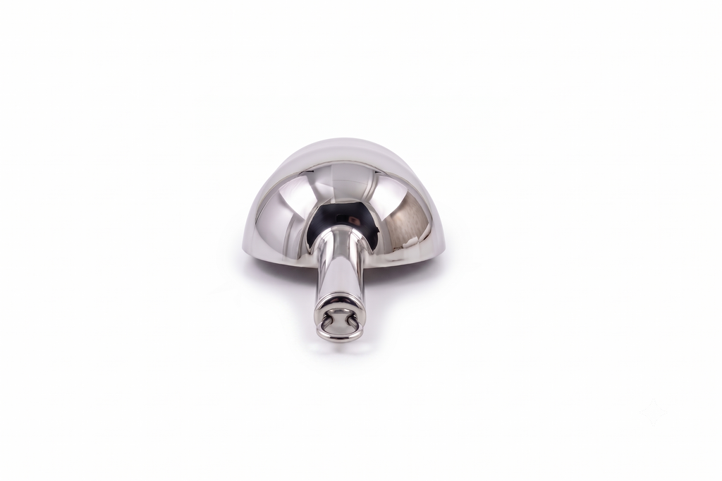 Round stainless steel 18/8 food scoop 250 ml
