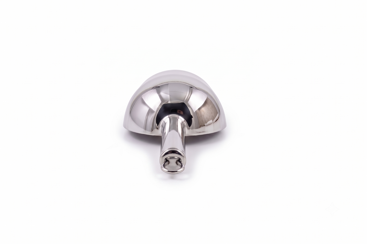 Round stainless steel 18/8 food scoop 250 ml
