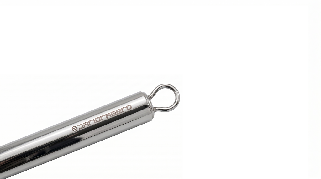Round stainless steel 18/8 food scoop 250 ml